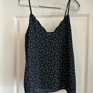 Polka Dot Spaghetti Strap Top